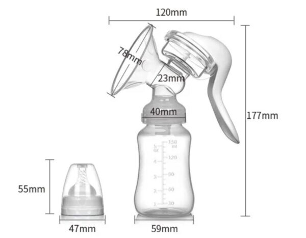 Extractor de leche Manual