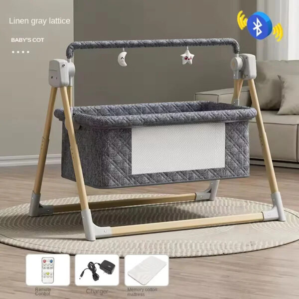 Cuna Mecedora Eléctrica Multifuncional