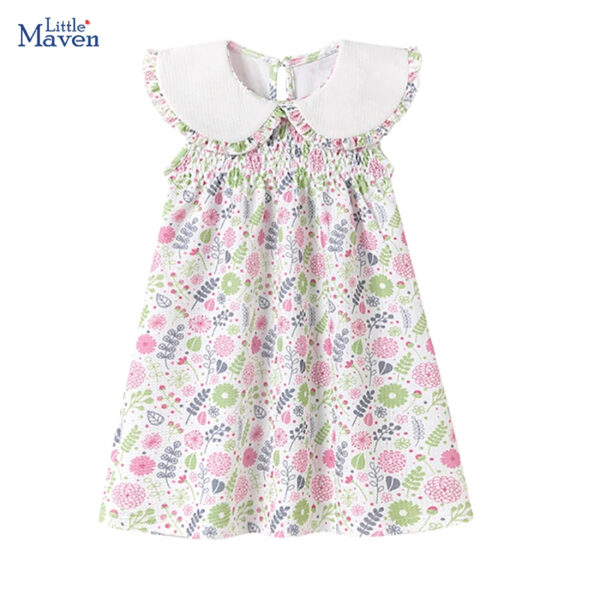 Vestido de flores para niñas